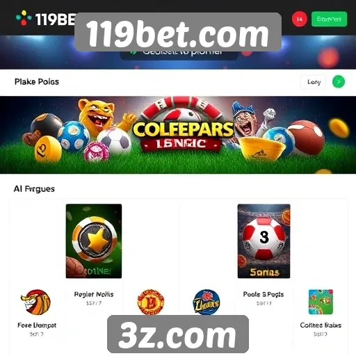 Comparativo de jogos disponíveis no 119bet.com