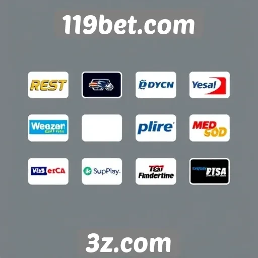 Métodos de pagamento no 119bet.com